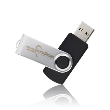USB atmintinė Imro Axis 32GB USB 2.0, juoda ir sidabrinė