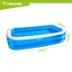 Trizand Inflatable Pool 262x175x50 cm, Blue