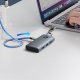 Orico PW11-5P USB-C šakotuvas (1xUSB-A 3.0, 2xUSB-A 2.0, PD, HDMI), pilkas