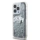 DKNY Liquid Glitter Big Logo dėklas iPhone 13 / 13 Pro, juodas