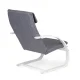 Modernhome supamasis krėslas 140806, pilkas/baltas