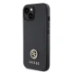 Guess dėklas iPhone 15 Plus telefonui 4G Strass Metal Logo, juodas