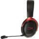 Belaidės žaidimų ausinės HyperX Cloud III S, juodos/raudonos