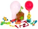 Aerodynamic Car and Balloon Launcher Bear Set, 23 Pieces