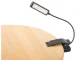USB skaitymo lemputė su segtuku, 9 LED, juoda