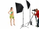 2x 135W „Softbox“ fotostudijos apšvietimo rinkinys su stovais