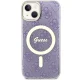 Guess dėklas iPhone 14 Plus telefonui, 4G MagSafe, violetinis