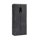 OnePlus 7 atverčiamasis odinis dėklas Vintage Style, juodas