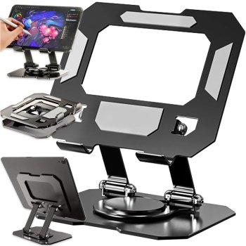 Adjustable Stand for Tablets and Phones 4-16 Inches