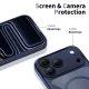 Tech-Protect Magpeak Magsafe CC dėklas, skirtas iPhone 17 Pro Max, mėlynas/skaidrus