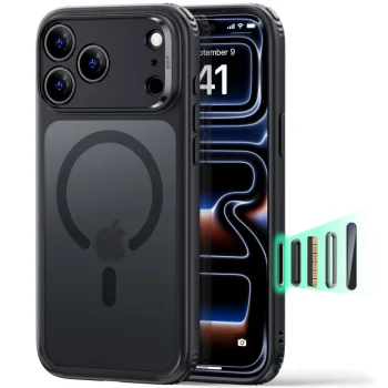 Dėklas ESR Classic Hybrid MagSafe, skirtas iPhone 18 Pro Max / 17 Pro Max, juodas