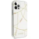 Guess Gold Chain dėklas telefonui iPhone 12 Pro Max 6.7\", Baltas