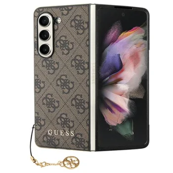 Guess Samsung Galaxy Z Fold 5 dėklas 4G Charm, rudas
