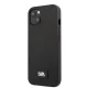 Apple iPhone 13 6.1\" Karl Lagerfeld Saffiano Plaque Case Cover (KLHCP13MSFMP2K), Black