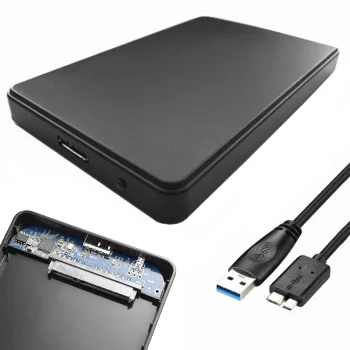 Išorinis korpusas 2.5" HDD / SSD diskams USB 3.0 SATA Juodas