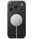 Dėklas Ringke Silicone MagSafe telefonui iPhone 18 Pro, juodas