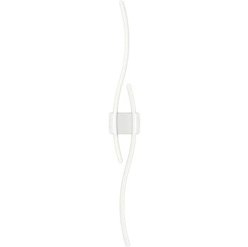 White Wall Lamp 60cm, Neutral Light