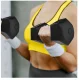 4Fizjo Bitumen Dumbbells 2 x 5 kg, Black