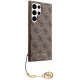 Guess GUHCS23LGF4GBR S23 Ultra S918 brown/brown hardcase 4G Charms Collection