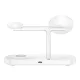 Belaidis įkroviklis „Tech-Protect QI15W-A45 3in1“ su „MagSafe“, baltas
