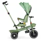 Triratukas-vežimėlis 2in1 Ecotoys su apsukama kėdute, žalias