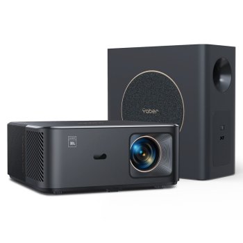 Yaber K2s Pro LCD FullHD 1080p multimedijos projektorius su JBL garsiakalbiais, juodas