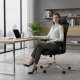 Ergonominė biuro kėdė ModernHome 139944, juoda