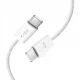 Tech-Protect UltraBoost Classic USB-C / USB-C laidas 60W, 1m, baltas