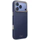 Dėklas Uniq Coehl Mirelle Magnetic Charging, skirtas iPhone 18 Pro Max / 17 Pro Max, mėlynas