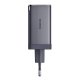 Wall Charger Baseus GaN5 2x USB-C + USB, 65W + 1m Cable, Grey