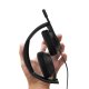 Belkin vaikiškos laidinės žaidimų ausinės ENA011HQBK, juodos