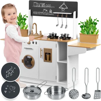 Medinė žaislinė virtuvėlė vaikams Ricokids RC-836