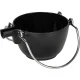 Ketaus arbatinukas Staub 1,15 l, apvalus, juodas