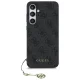 Guess 4G Charms dėklas, skirtas Samsung Galaxy S24 FE, pilkas