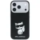 Karl Lagerfeld Smooth Choupette Sketch MagSafe dėklas iPhone 18 Pro Max / 17 Pro Max, juodas