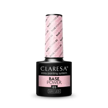Claresa Power Base 05 Hybrid Nail Base 5g (Subtle Pink with Shimmer)