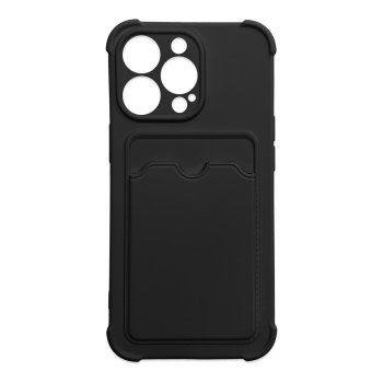 Card Armor Case for iPhone 13 Mini with Card Holder Black