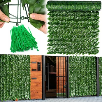 Balcony Terrace Weather Resistant Cover Privacy Screen Fence, 1x5m