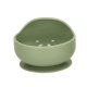 Children\'s silicone tableware set with crab plate, 19 pieces, green