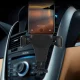 Gravitacinis automobilinis telefono laikiklis į groteles, juodas