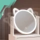 Kosmetikos organizatorius su veidrodžiu, baltas, 34x16x13 cm