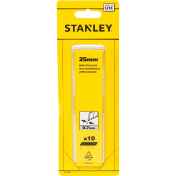 Stanley nulaužiamos geležtės 25 mm, 10 vnt. (0-11-325)