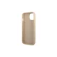 Apple iPhone 14 6.1\'\' Guess SaffianoTriangle Logo Case Cover (GUHCP14SPSATLE), Beige