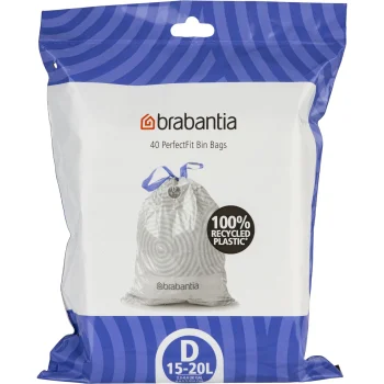 Šiukšlių maišai Brabantia PerfectFit D kodas 15-20 l, 40 vnt.