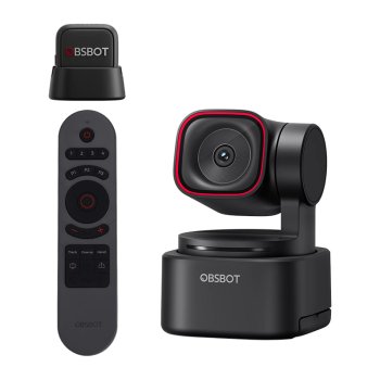 4K AI internetinė kamera OBSBOT Tiny 3 Lite su mikrofonu ir pulteliu