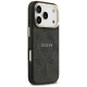 Guess dėklas iPhone 17 Pro telefonui 4G PU Classic Logo MagSafe, juodas