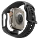Spigen Liquid Air Pro dirželis su dėklu ir 9H stiklu Apple Watch Ultra 49mm, Black