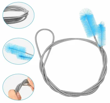 Flexible Brush for Cleaning Pipes and Hoses, 165 cm