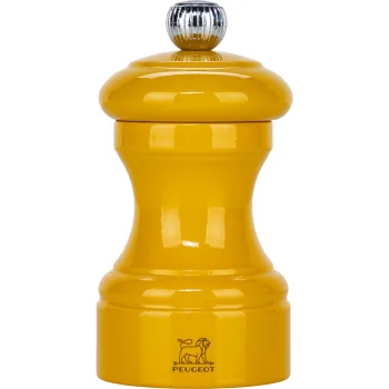 Druskos malūnėlis Peugeot Bistro 10 cm, medinis, geltonas
