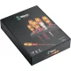 Atsuktuvų rinkinys Wera 160 iS/7 Rack Kraftform Plus Series 100, 7 d., raudonas / geltonas